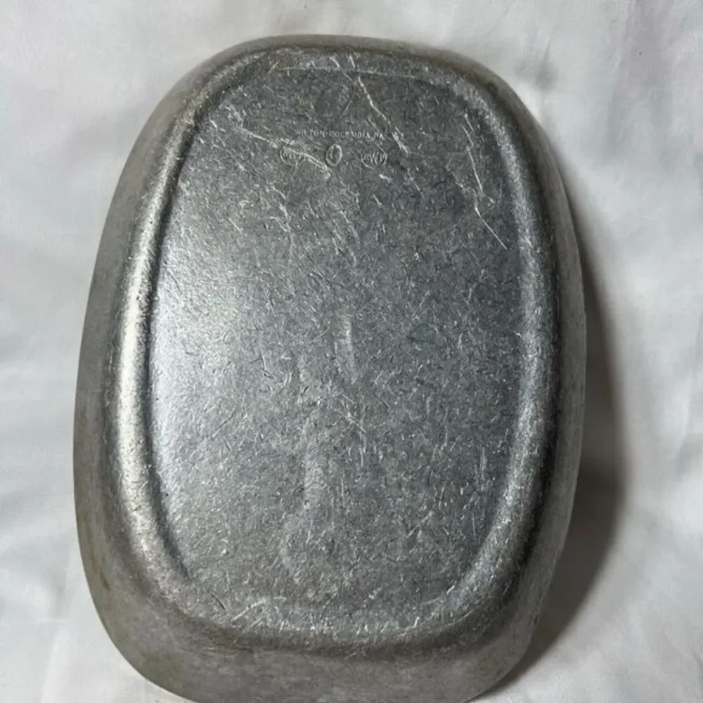 Wilton Columbia Bread Tray Plate Metalware Pewter‎ Give Us This Daily Bread